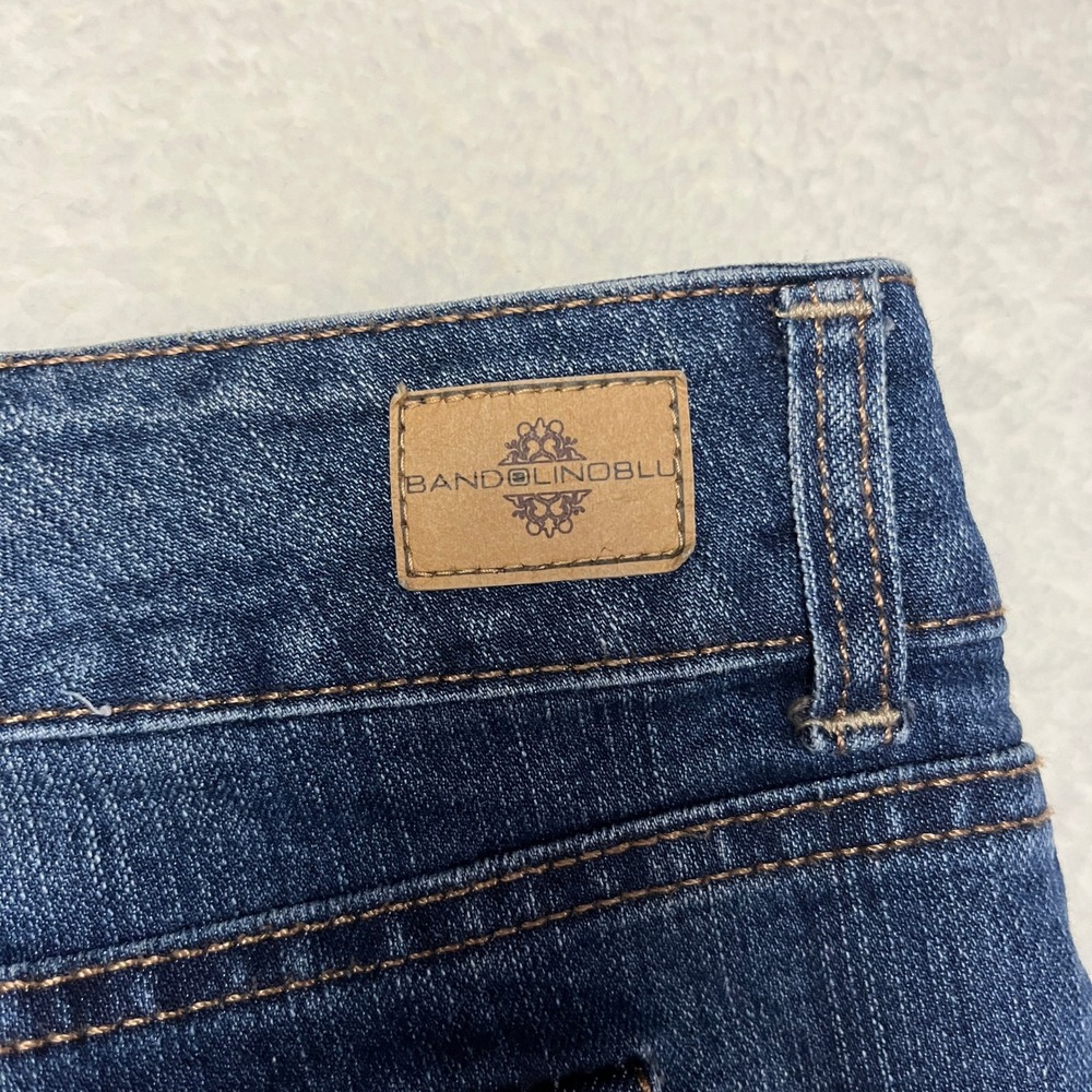 Bandolino Blu Jeans Womens 14 Blue Arianna Bootcut‎ Dark Wash Stretch Denim - Picture 7 of 11